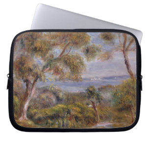 Pierre A Renoir The Sea at Cagnes Laptop Sleeve