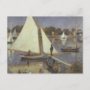 Pierre A Renoir   The Seine at Argenteuil Postcard