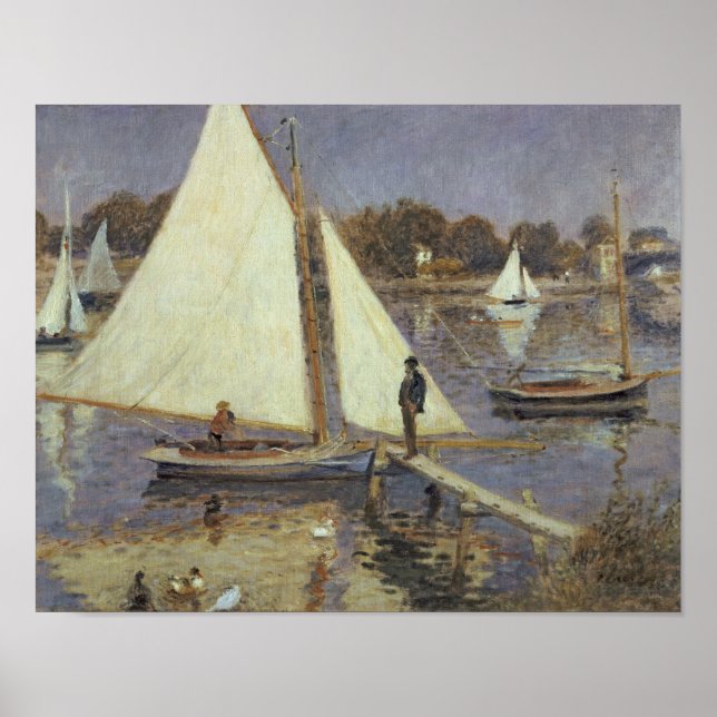 Pierre A Renoir | The Seine at Argenteuil Poster (Front)