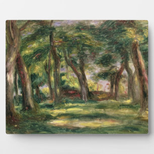 Pierre A Renoir Trees Plaque