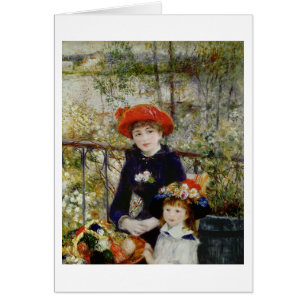 Pierre A Renoir Two Sisters, or On The Terrace