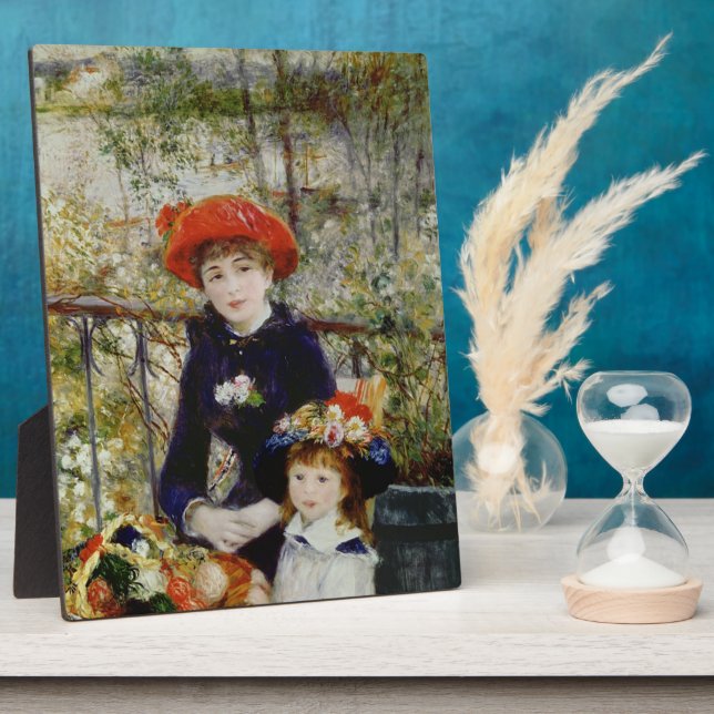 Pierre A Renoir | Two Sisters, or On The Terrace Plaque (Side)