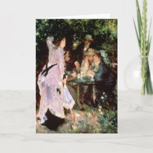 Pierre A Renoir   Under the Trees de la Galette Holiday Card