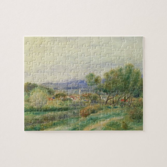 Pierre A Renoir | View of La Seyne, Provence Jigsaw Puzzle (Horizontal)