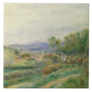 Pierre A Renoir   View of La Seyne, Provence Tile