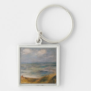 Pierre A Renoir View of the Sea, Guernsey Key Ring