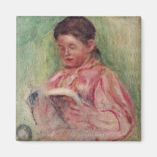 Pierre A Renoir   Woman Reading Magnet