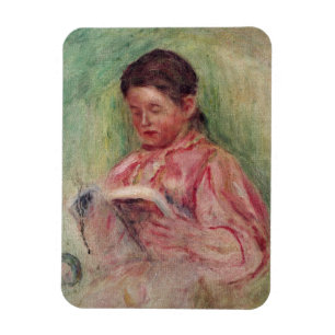 Pierre A Renoir Woman Reading Magnet