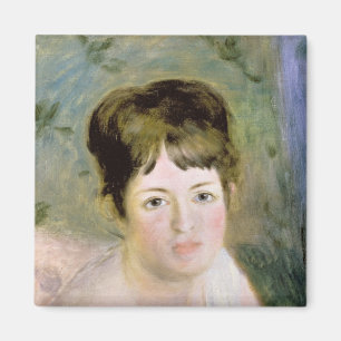 Pierre A Renoir Woman's Head Magnet