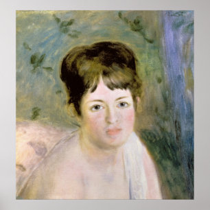 Pierre A Renoir   Woman's Head Poster