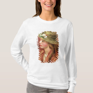 Pierre A Renoir Young Girl in a Straw Hat T-Shirt