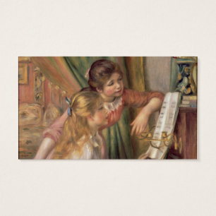 Pierre A Renoir Young Girls at the Piano