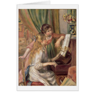 Pierre A Renoir Young Girls at the Piano