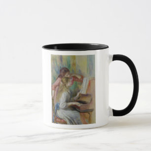 Pierre A Renoir   Young Girls at the Piano Mug