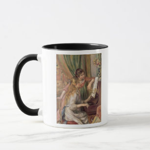Pierre A Renoir Young Girls at the Piano Mug