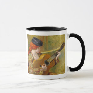 Pierre A Renoir Young Spanish Woman w/ a Guitar Mug