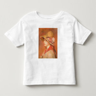 Pierre A Renoir Young Woman in a Hat Toddler T-Shirt