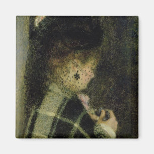 Pierre A Renoir Young Woman with a Small Veil Magnet