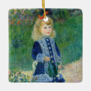 Pierre-Auguste Renoir - A Girl with a Watering Can Ceramic Ornament