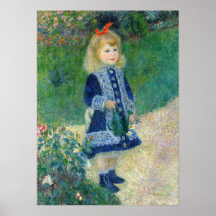 Pierre-Auguste Renoir - A Girl with a Watering Can Poster
