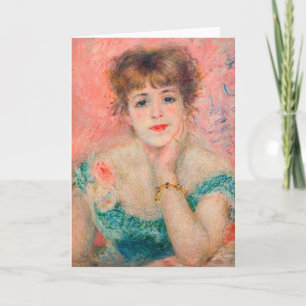 Pierre-Auguste Renoir - Actress Jeanne Samary Card