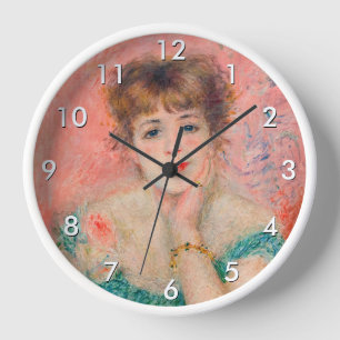 Pierre-Auguste Renoir - Actress Jeanne Samary Clock