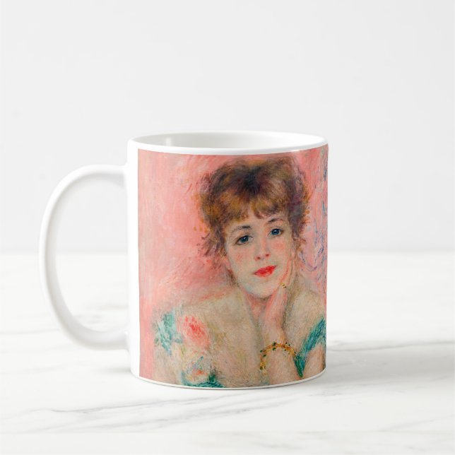 Pierre-Auguste Renoir - Actress Jeanne Samary Coffee Mug (Left)