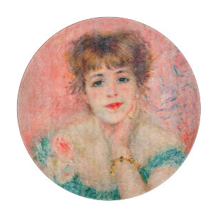 Pierre-Auguste Renoir - Actress Jeanne Samary Cutting Board
