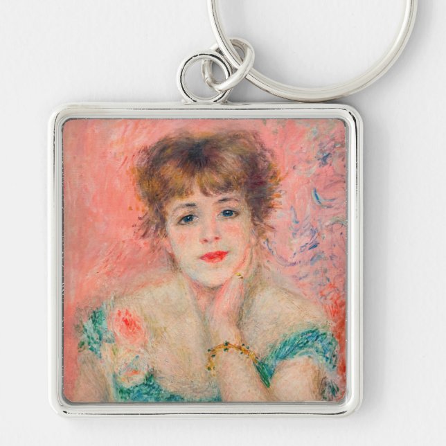 Pierre-Auguste Renoir - Actress Jeanne Samary Key Ring (Front)