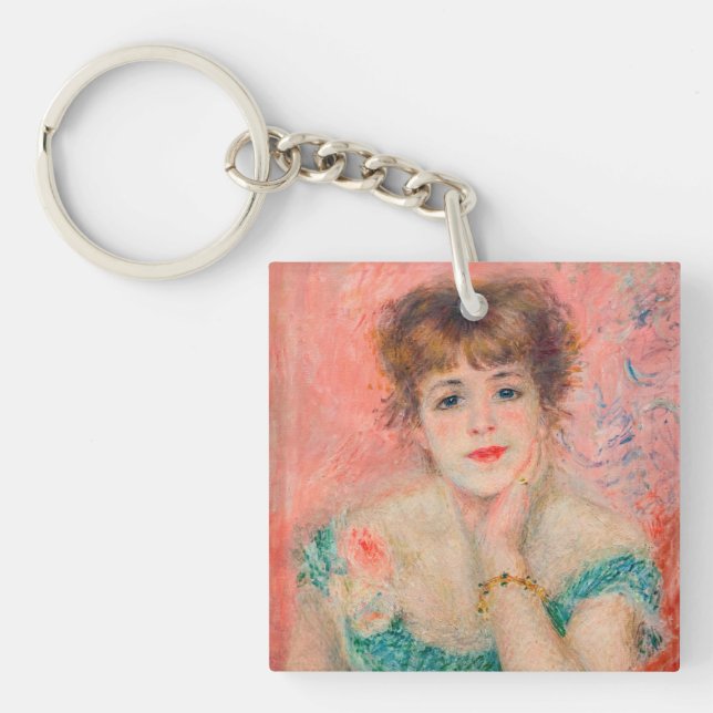 Pierre-Auguste Renoir - Actress Jeanne Samary Key Ring (Front)