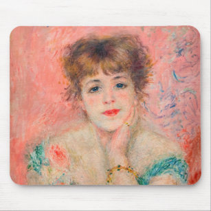 Pierre-Auguste Renoir - Actress Jeanne Samary Mouse Pad