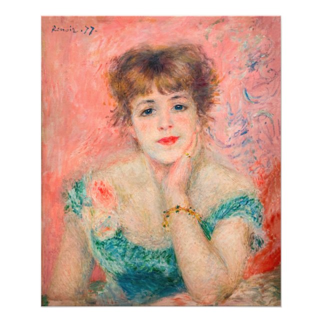 Pierre-Auguste Renoir - Actress Jeanne Samary Photo Print (Front)