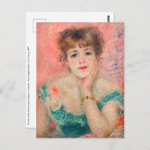 Pierre-Auguste Renoir - Actress Jeanne Samary Postcard
