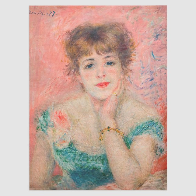 Pierre-Auguste Renoir - Actress Jeanne Samary Tissue Paper (Creator Uploaded)