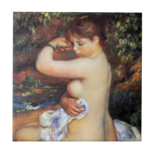 Pierre Auguste Renoir - After The Bath Ceramic Tile