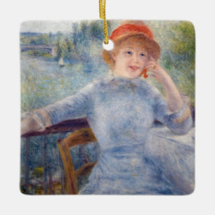 Pierre Auguste Renoir - Alphonsine Fournaise Ceramic Ornament
