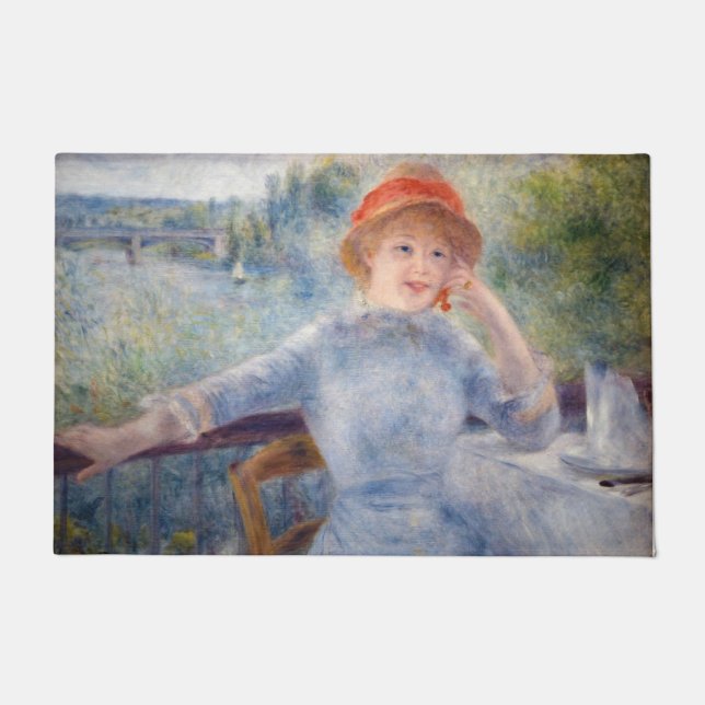 Pierre Auguste Renoir - Alphonsine Fournaise Doormat (Front)