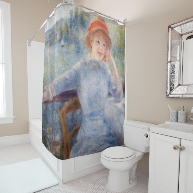 Pierre Auguste Renoir - Alphonsine Fournaise Shower Curtain (In Situ)