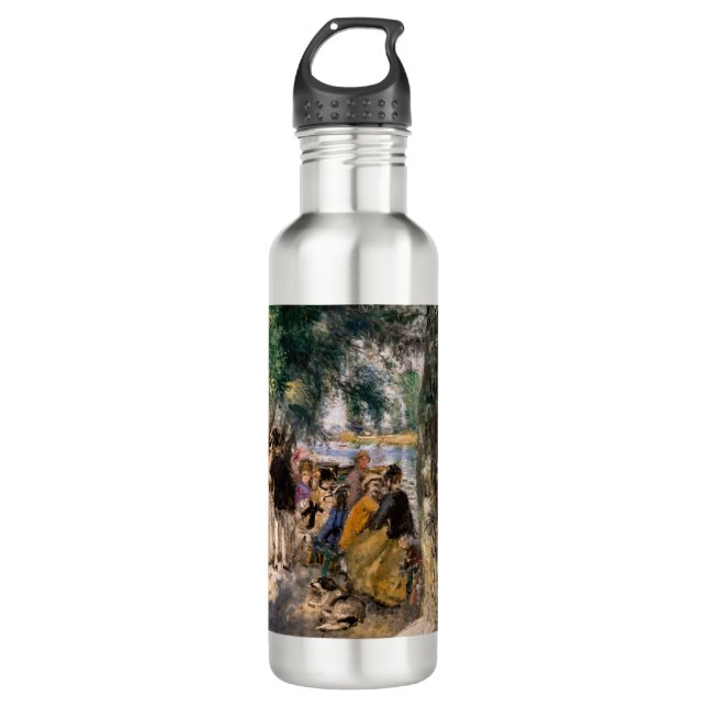 Pierre-Auguste Renoir - Bathing on the Seine 710 Ml Water Bottle (Front)