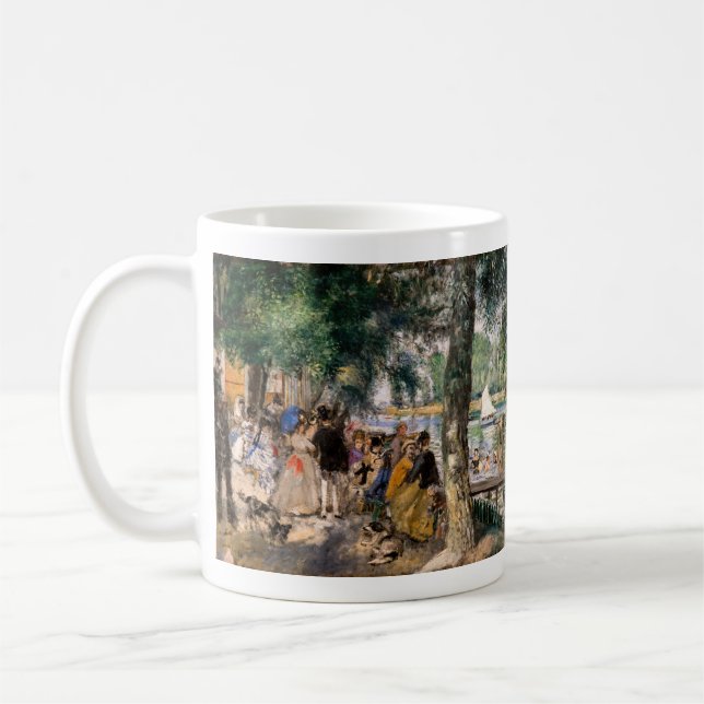 Pierre-Auguste Renoir - Bathing on the Seine Coffee Mug (Left)