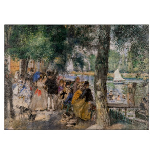 Pierre-Auguste Renoir - Bathing on the Seine Cutting Board