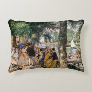 Pierre-Auguste Renoir - Bathing on the Seine Decorative Cushion