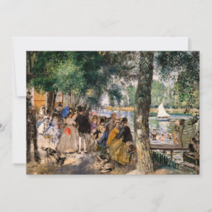 Pierre-Auguste Renoir - Bathing on the Seine Invitation