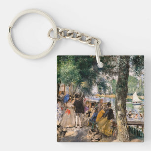 Pierre-Auguste Renoir - Bathing on the Seine Key Ring