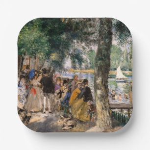 Pierre-Auguste Renoir - Bathing on the Seine Paper Plate