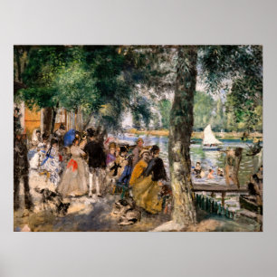 Pierre-Auguste Renoir - Bathing on the Seine Poster