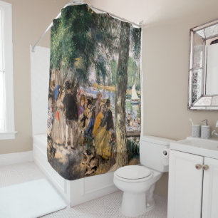 Pierre-Auguste Renoir - Bathing on the Seine Shower Curtain