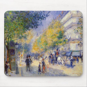 Pierre Auguste Renoir - Boulivards of Paris Mouse Pad