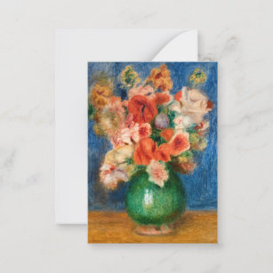 Pierre-Auguste Renoir - Bouquet Card