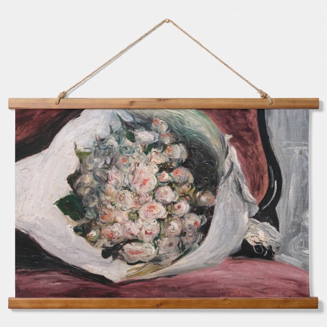 Pierre-Auguste Renoir - Bouquet in a Box Hanging Tapestry (Front)